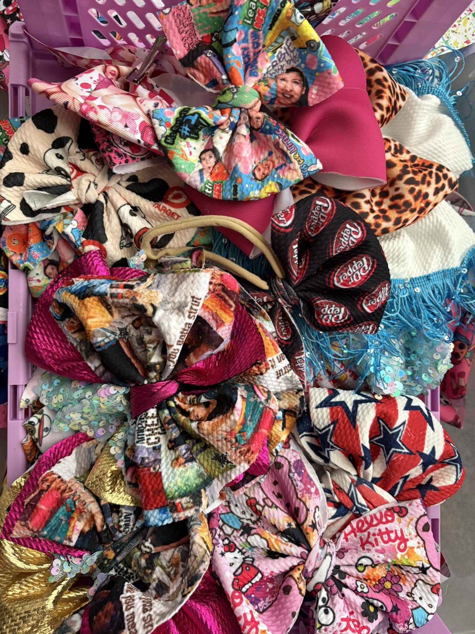 MYSTERY Fabric Bows, Piggies, Headwraps