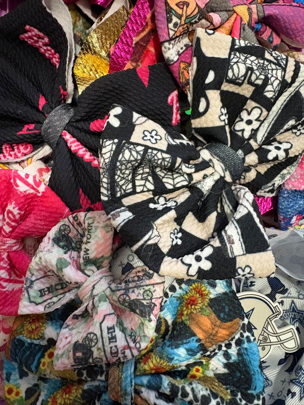 MYSTERY Fabric Bows, Piggies, Headwraps