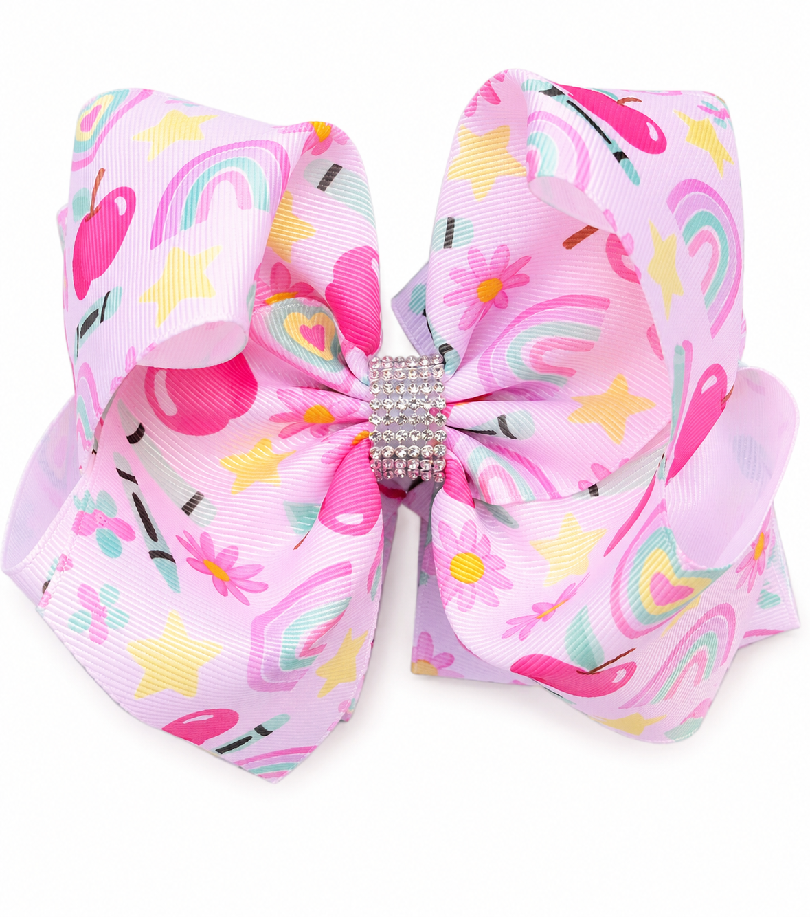 6.5" Double Layer Boutique Grosgrain Hair Bow