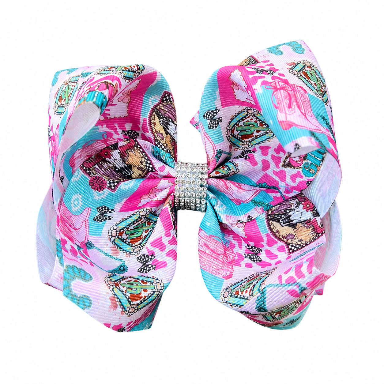 Pink Western Boutique Bow